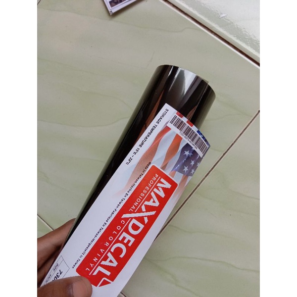 sticker scotlet stiker skotlet hitam transparan muda hybrid