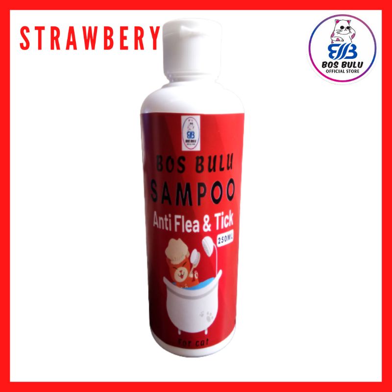 sampo anti kutu jamur bulu rontok flea and tick kucing 250ml