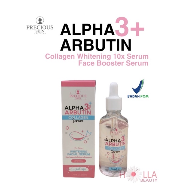 ALPHA ARBUTIN 3+++ COLLAGEN FACE SERUM ORIGINAL /SERUM WAJAH /PERAWATAN WAJAH / PEMUTIH WAJAH