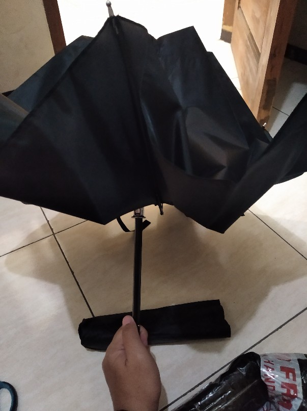 Payung Lipat Warna Hitam