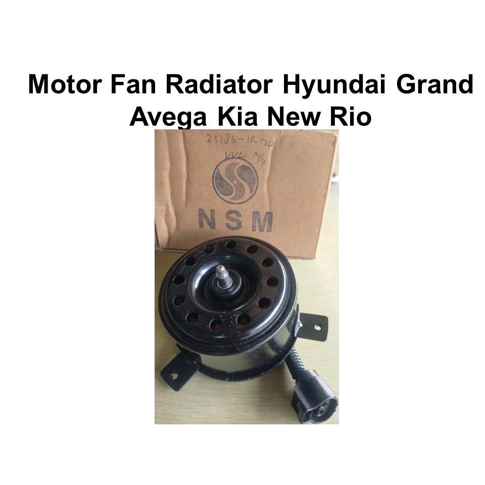 Motor Fan Radiator Grand Avega New Rio Fan Cooling Radiator New Rio Grand Avega 25386-1R140