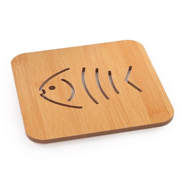 Tatakan Kayu Kotak / Tatakan Piring Kayu / Tatakan Panci Dari Kayu