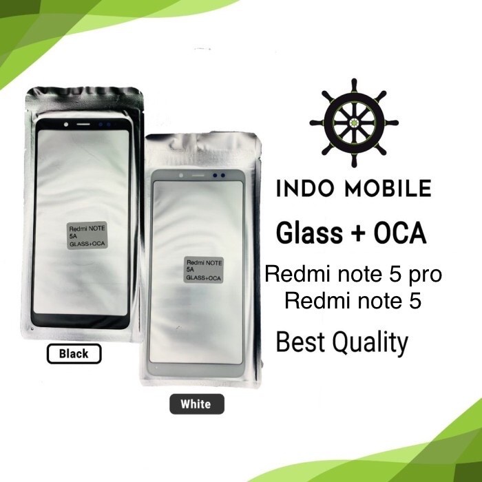KACA LCD + OCA / GLASS LCD + OCA REDMI NOTE 5 / REDMI NOTE 5 PRO