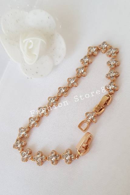 Special edition gelang import emas replica xuping full permata bestseller import