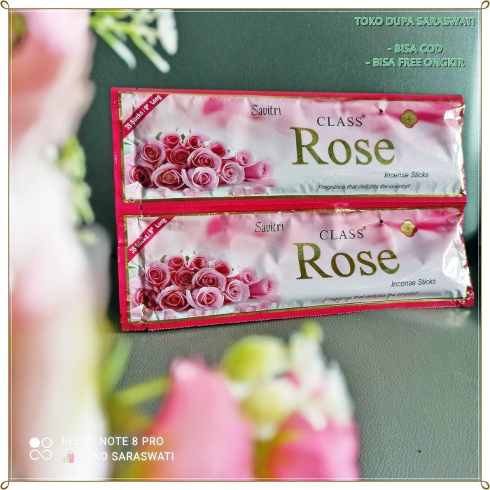 Hio Dupa Wangi Aromaterapi Mawar Rose Isi 35 Stik