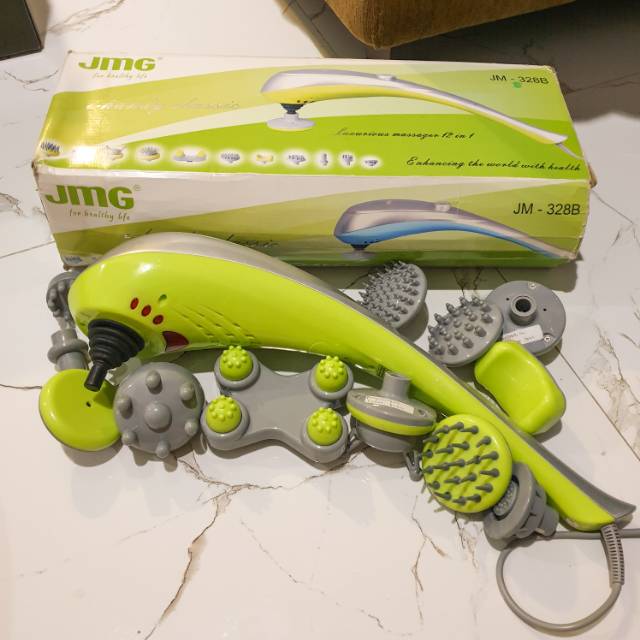 Alat pijat 12 in 1 JMG FOR HEALTHY LIFE LUXURIOUS MASSAGER ORIGINAL