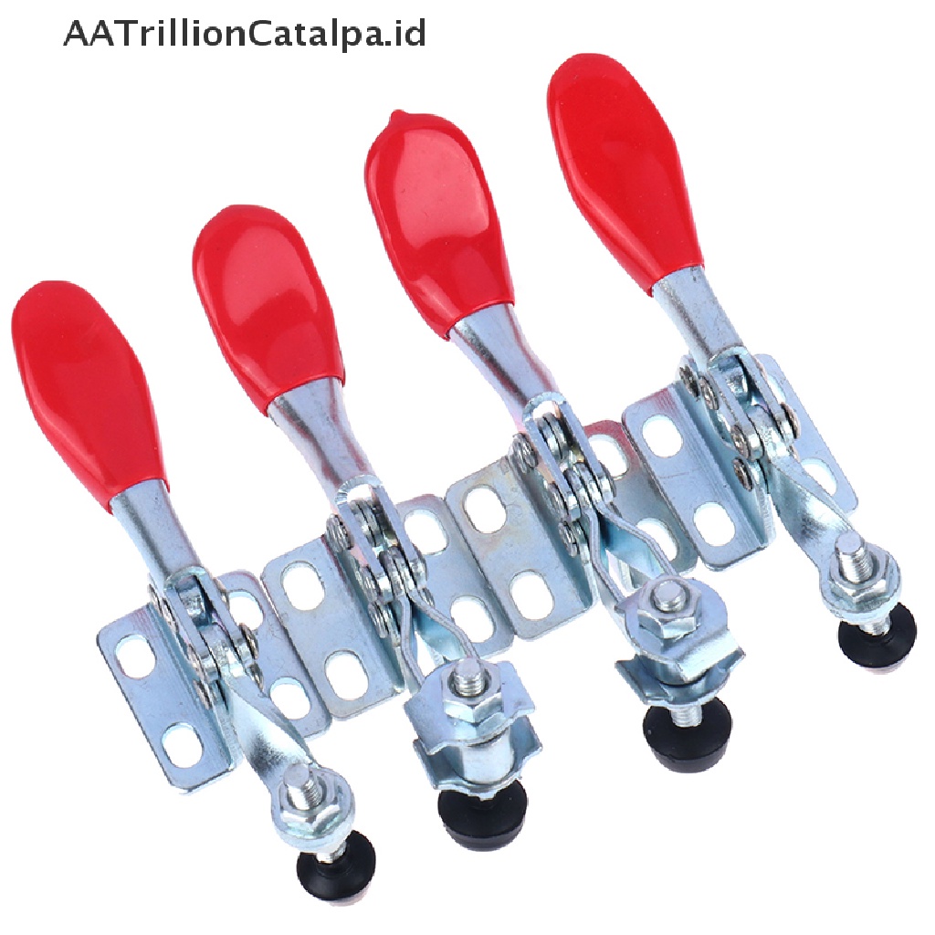 Aatrillioncatalpa 2 / 4pcs Klip Toggle Clamp Horizontal 201A / 201A Quick Release Untuk Pengerjaan Kayu