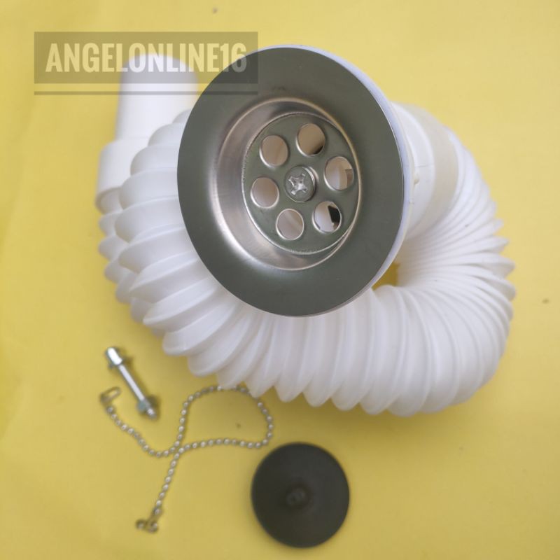 AFUR WASTAFEL CUCI PIRING KECIL SELANG 1 1/2 INCH/AFUR SINK WASTAFEL CUCI PIRINGKOMPLIT DENGAN SELAN