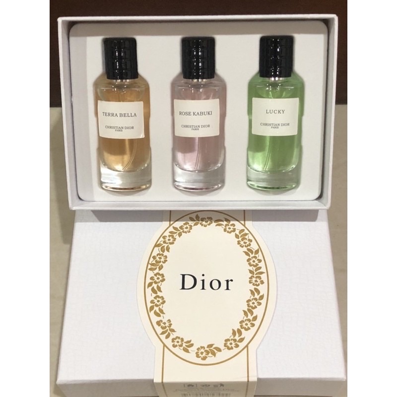 Parfum Gift Set Dior 3in1 EDP for Unisex @30ml Mewah Berkelas Kado Hadiah Pernikahan Ultah