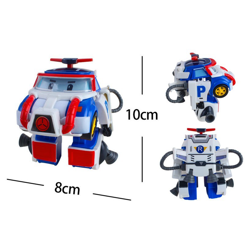 DeltaTH Mainan Anak Figure Robocar Poli Action Pack Space