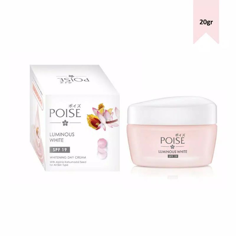 POISE Luminous White Whitening Day Cream 20g | 40g | 50g