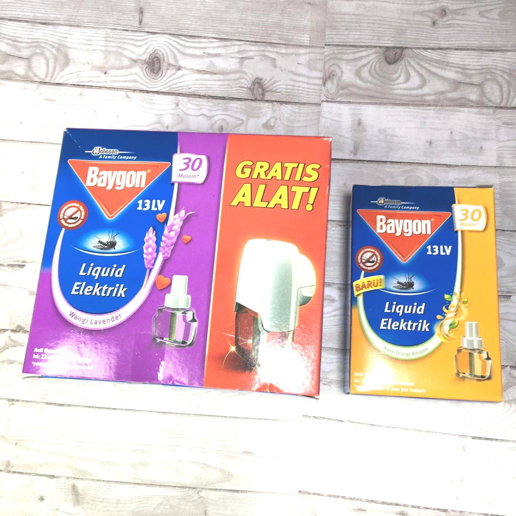 Baygon Obat Nyamuk Listrik Elektrik 22ml & refill elektrik efektif bunuh nyamuk