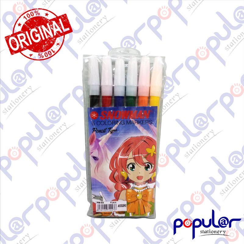 

Spidol Snowman Kecil 6C