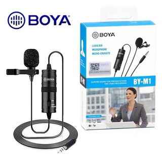 CaseSeller - Microphone BOYA BY-M1 Omnidirectional Lavalier Microphone Suara Jernih Berkualitas