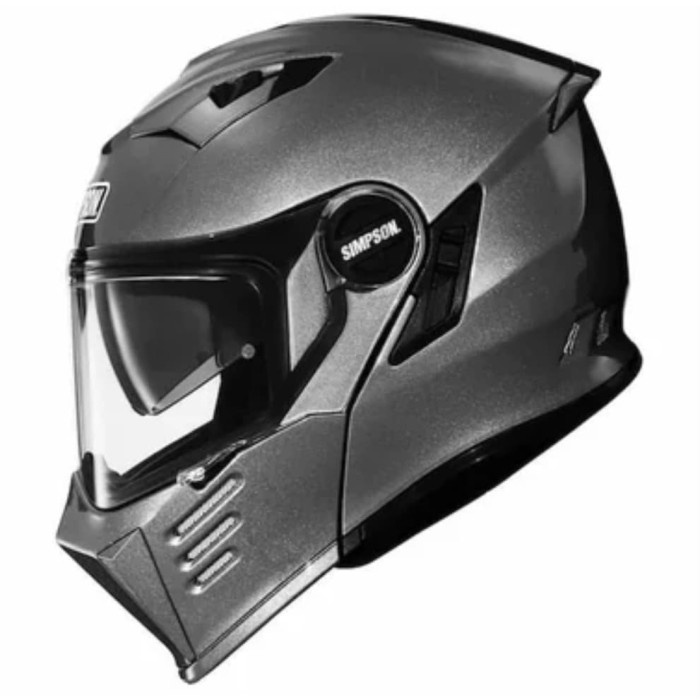 SIMPSON DARKSOME GUNMETAL HELM MOTOR MODULAR ORIGINAL SIMPSON