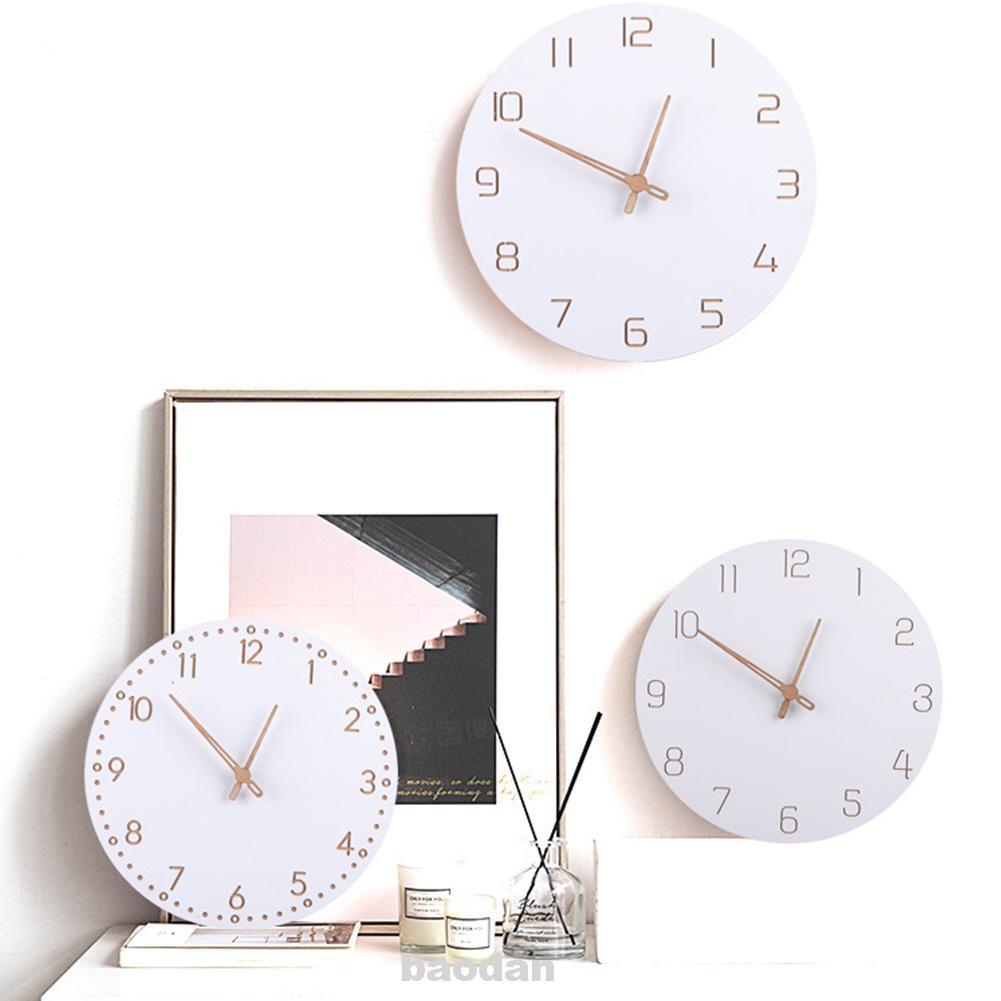 Nordic Style Home Decoration Living Room Simple Wall Clock Shopee Indonesia