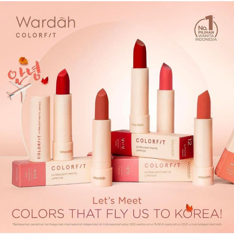 COLORFIT ULTRALIGHT MATTE LIPSTIK WARDAH