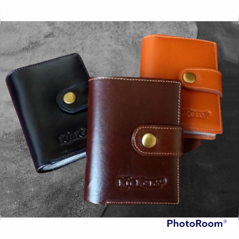 Dompet Kartu / Dompet Kulit Sapi Asli card holder 18 slot