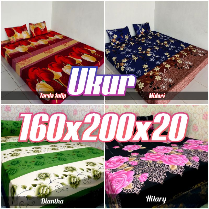 (RAK 02)Sprei BUNGA home made! Uk 160(2sarban+2sargul)