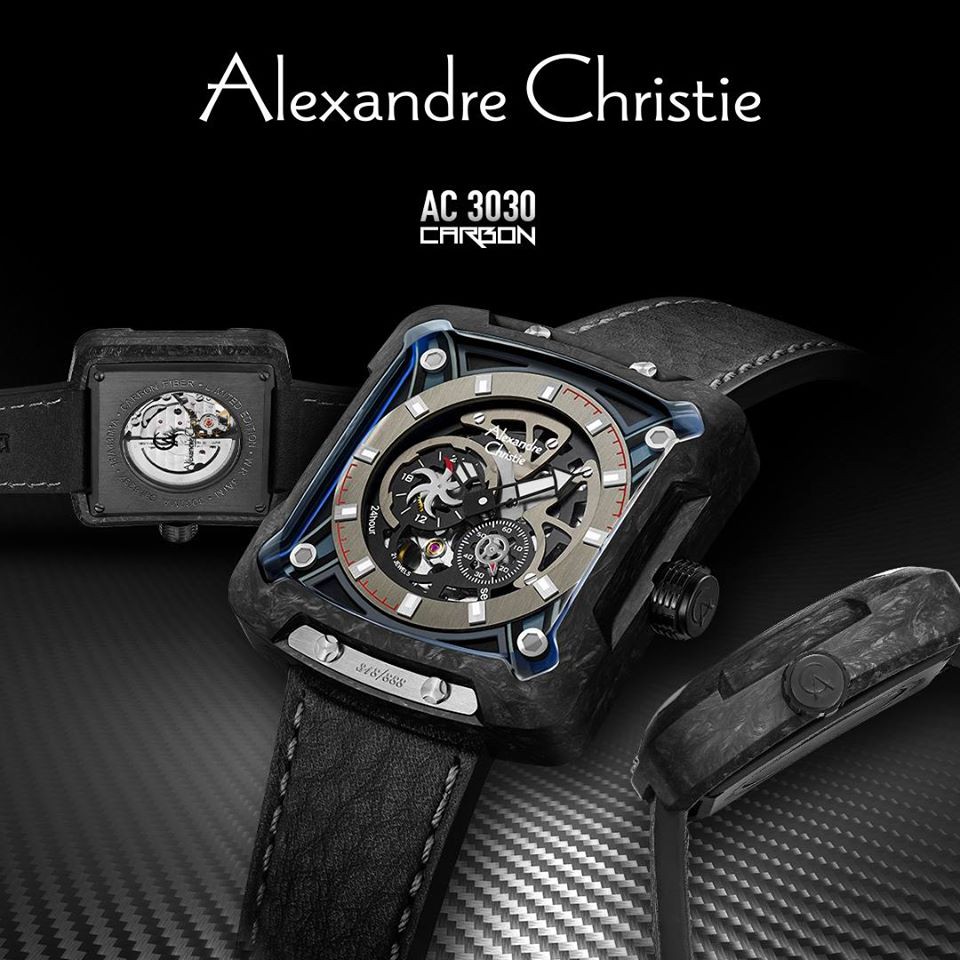 ALEXANDRE CHRISTIE 3030 MA CARBON LIMITED EDITION  PRIA ORIGINAL GARANSI 1TAHUN
