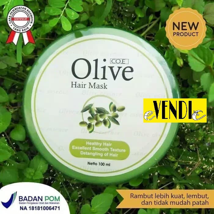 Olive Hair Mask SYB COE / Masker Rambut Olive 100ml [OLIVE HAIR MASK]