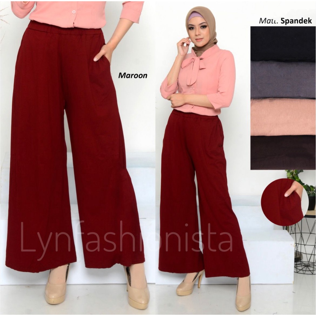 LYNFASHIONISTA-CELANA KULOT WANITA ALLSIZE JUMBO WANITA ADEM MURAH PREMIUM/888