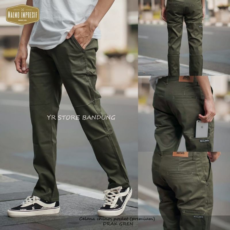 Celana Chino pocket original premium