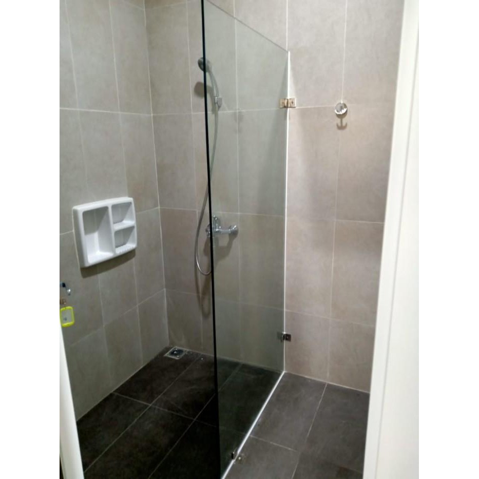 Specchio | Partisi Kaca Kamar Mandi-Partisi Kaca Tempered 10 Mm (70X200) Ready Stock Termurah