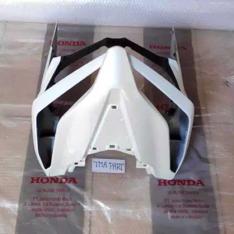 Paketan full set Body Depan sayap Tameng garnish lampu Vario 125 150 New 2018 2019 Putih original