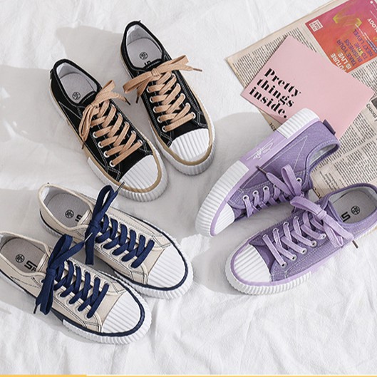 SW16 Sepatu Sneakers Import Wanita Korea Fashion Kanvas Canvas Sport Shoes COD Original