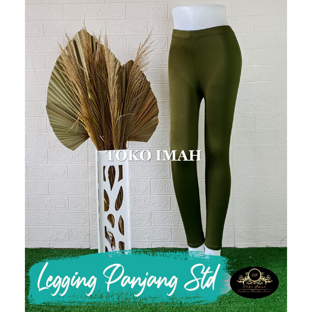 LEGGING PANJANG TERLARIS| Ukuran All Size XL Untuk Bb 45-60 Bahan Spandek BERKUALITAS BISA COD