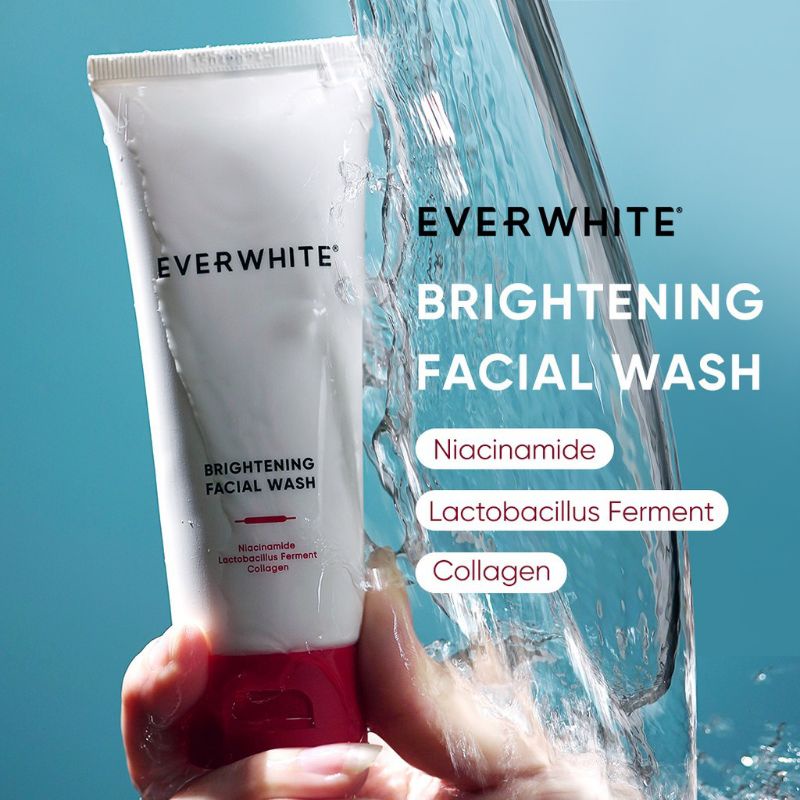 EVERWHITE BE BRIGHT! FACE SERIES/PAKET PERAWATAN WAJAH FACIAL WASH TONER DAY NIGHT CREAM ORIGINALl