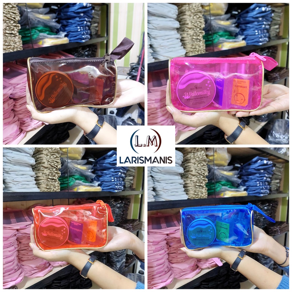 Pouch Kosmetik Mika Warna Small - Pouch Make up