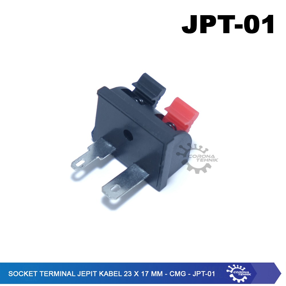 JPT-01 -  Socket Terminal Jepit Kabel 23 x 17 mm - CMG