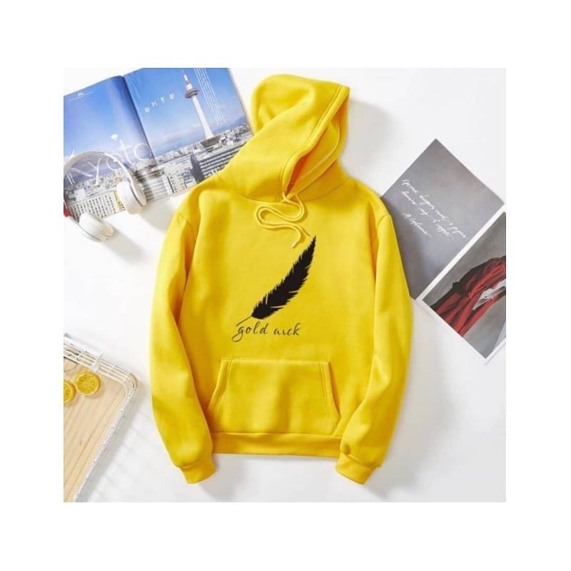 Gold Wich Where Hoodie Fleece