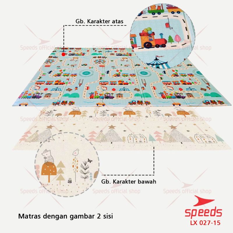 Playmate Speeds / Matras Bermain Anak / Karpet Bermain Anak