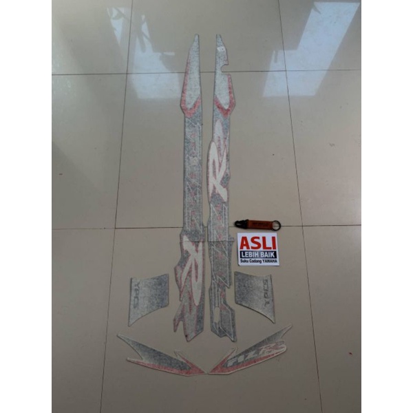 striping f1zr 2001 2002 silver Hitam original