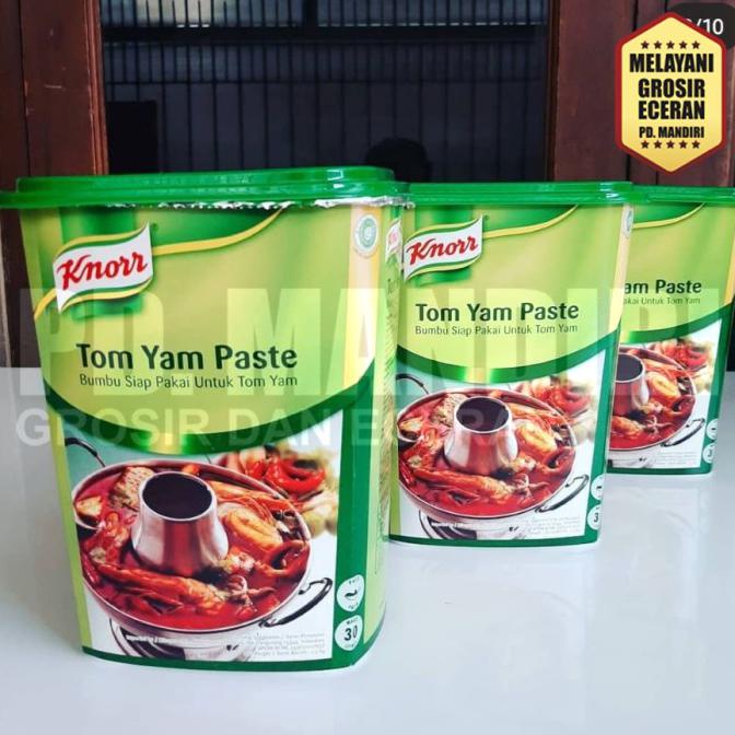 

TERLARIS KNORR TOM YAM PASTE 1,5KG / BUMBU TOM YAM / TOM YAM PASTE / SAUS BUMBU & BAHAN MASAKAN