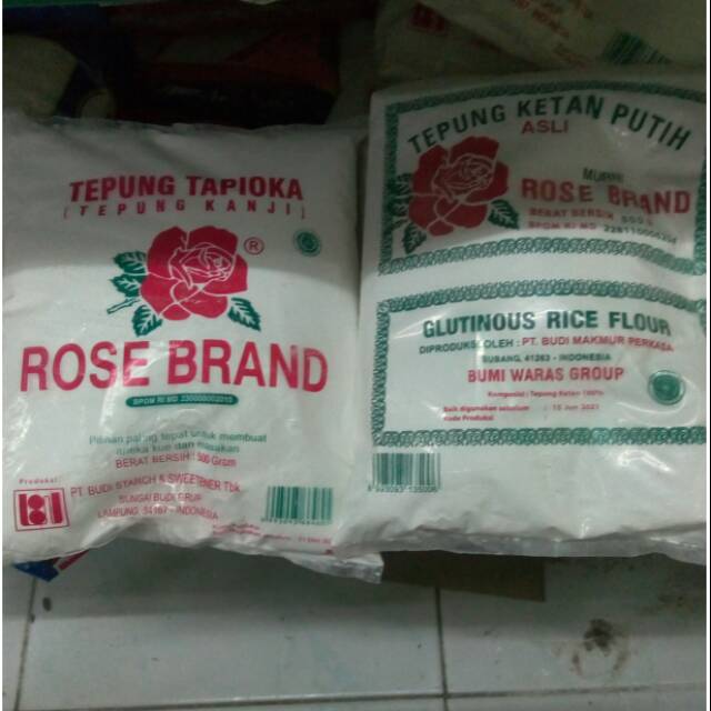 Tepung ketan, tepung beras