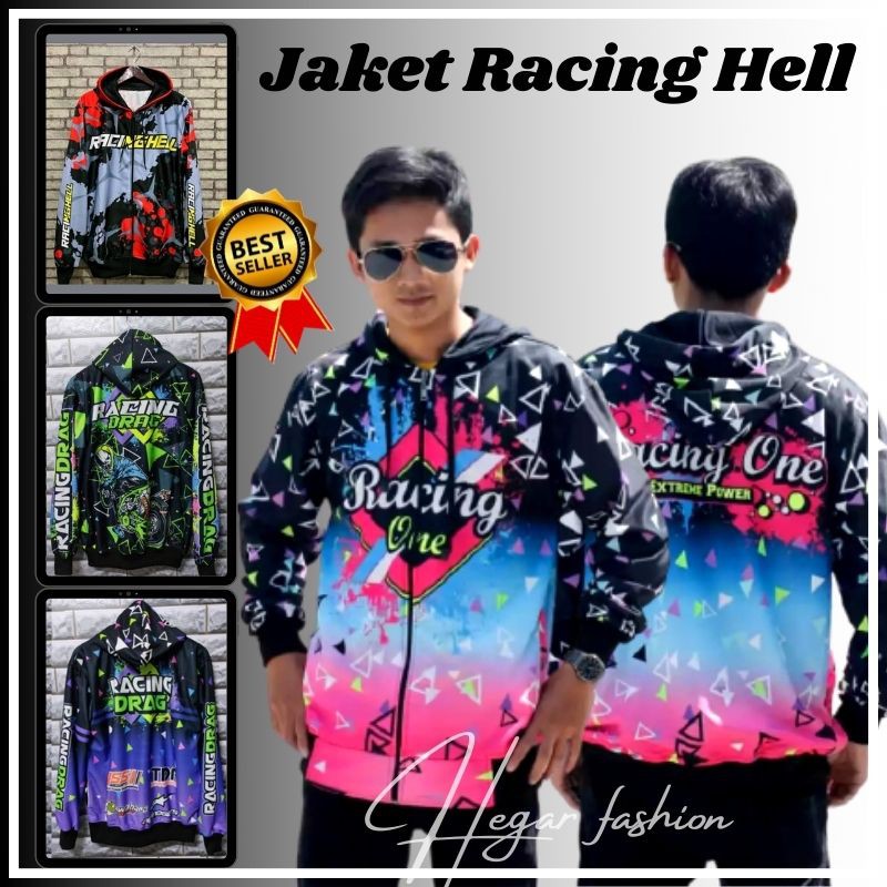 Jaket Hoodie Racing Hell