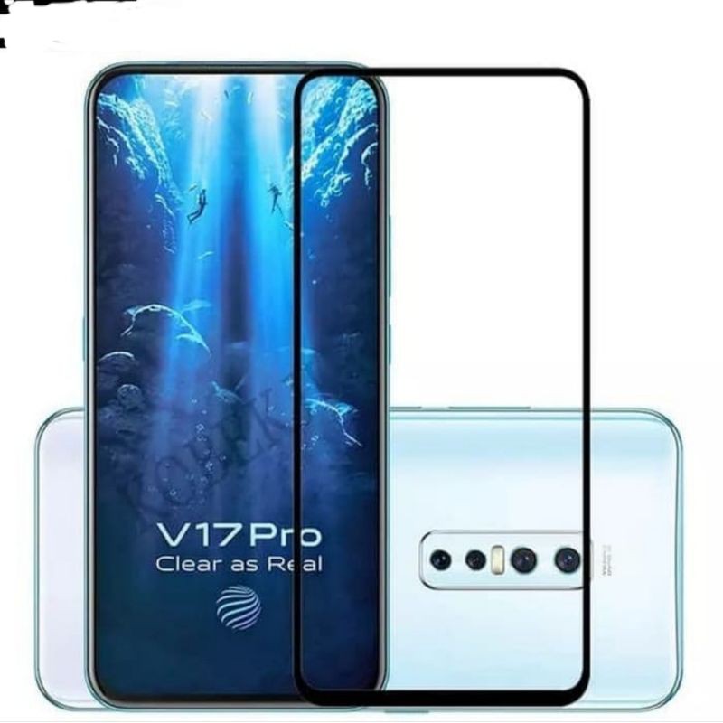 Vivo V17 Pro Tempered Glass Full Layar Anti Gores Kaca