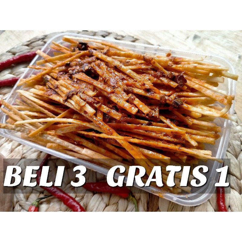 

Milidi gepeng pedas beli 3 gratis 1