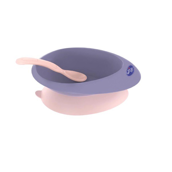 Mangkok Makan Bayi Anak Anti Tumpah / Anti Geser Baby Safe B354 Suction Bowl With Spoon/ Peralatan Makan Bayi