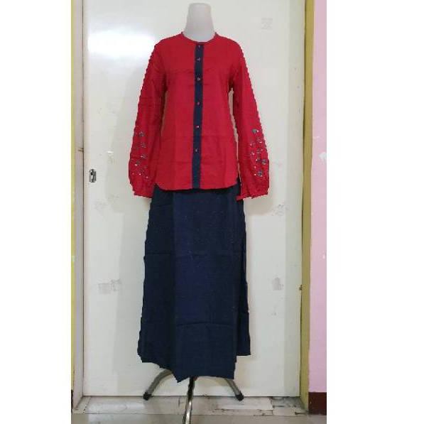 Harga Baru Dannis Setelan rok Sarimbit D Tulip .. TERJAMIN