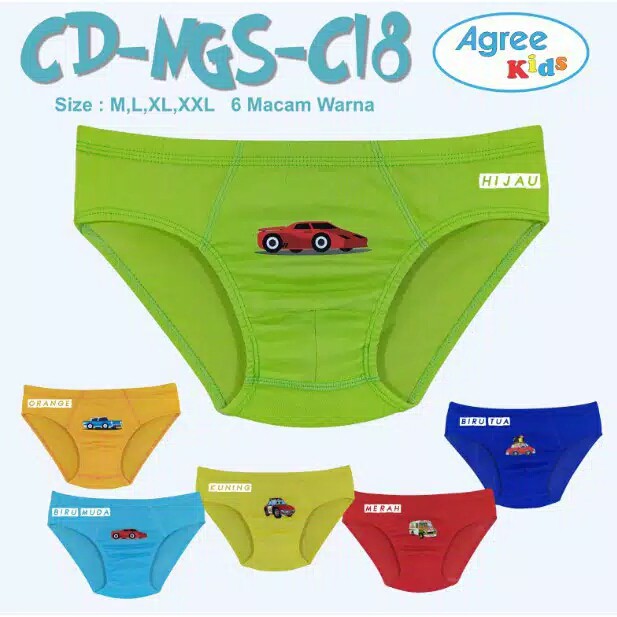 Cd Anak Cowok Agree Kids NGS C18/C9 | Celana Dalam Anak Cowok |tx