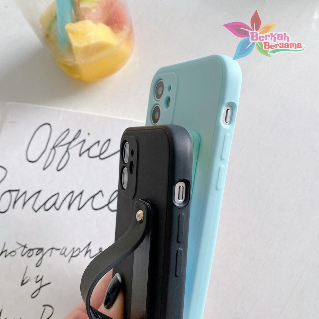 SOFTCASE MACARON HANDSTAND STANDING SAMSUNG A72 A7 2018 A750 NOTE 10 10+ S10 S10+ BB6203