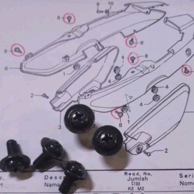 baut cover body astrea grand original