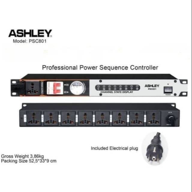 POWER SQUENCE ASHLEY PSC801/POWER DISTRIBUTOR