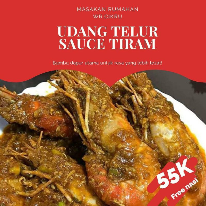 

Udang sauce tiram telur