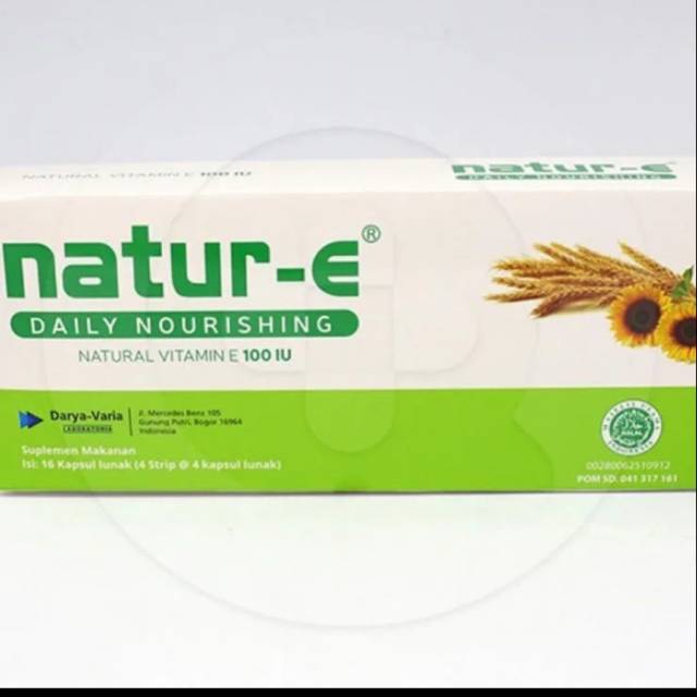 Jual NATURE 300 Daily Nourishing Natural Vitamin E 100 IU 16 Kapsul